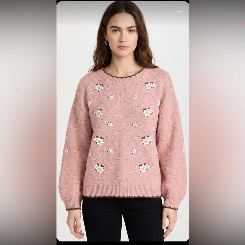 Sweater with Flowers